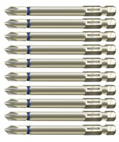 Reisser Impact Screwdriver Bit E6.3 X 70mm (Pack of 10pcs) PZ2 £15.69